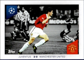 Roy Keane Manchester United samolepka Topps UEFA Champions League 2023/24 Memories That Stick #682