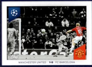 Paul Scholes Manchester United samolepka Topps UEFA Champions League 2023/24 Memories That Stick #685