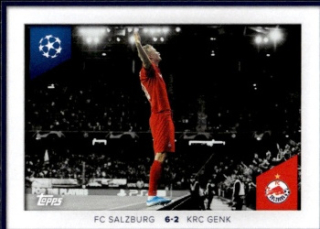 Erling Haaland FC Red Bull Salzburg samolepka Topps UEFA Champions League 2023/24 Memories That Stick #689