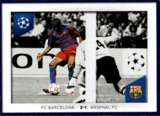 Samuel Eto'o FC Barcelona samolepka Topps UEFA Champions League 2023/24 Memories That Stick #690