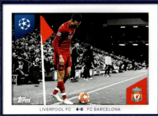 Trent Alexander-Arnold Liverpool samolepka Topps UEFA Champions League 2023/24 Memories That Stick #691