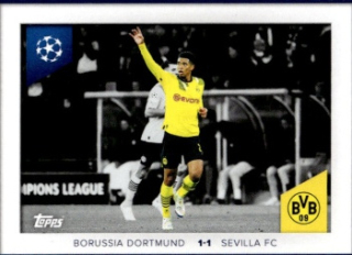 Jude Bellingham Borussia Dortmund samolepka Topps UEFA Champions League 2023/24 Memories That Stick #695