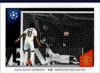 Marcus Rashford Manchester United samolepka Topps UEFA Champions League 2023/24 Memories That Stick #699
