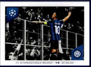 Lautaro Martinez Internazionale Milano samolepka Topps UEFA Champions League 2023/24 Memories That Stick #704