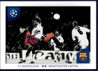 Rivaldo FC Barcelona samolepka Topps UEFA Champions League 2023/24 Memories That Stick #705