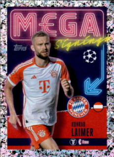 Konrad Laimer Bayern Munchen samolepka Topps UEFA Champions League 2023/24 Mega Signings #709