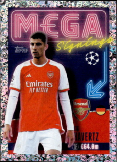 Kai Havertz Arsenal samolepka Topps UEFA Champions League 2023/24 Mega Signings #713