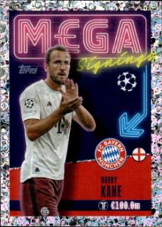 Harry Kane Bayern Munchen samolepka Topps UEFA Champions League 2023/24 Mega Signings #714