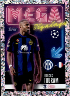 Marcus Thuram Internazionale Milano samolepka Topps UEFA Champions League 2023/24 Mega Signings #718