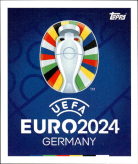 UEFA Euro 2024 Logo samolepka Topps EURO 2024 Introduction #UEFA1