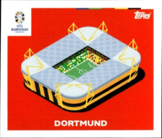 Dortmund samolepka Topps EURO 2024 Host of the UEFA Euro 2024 #EURO3