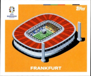 Frankfurt samolepka Topps EURO 2024 Host of the UEFA Euro 2024 #EURO5