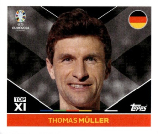 Thomas Muller Germany samolepka Topps EURO 2024 #GER-TOP1