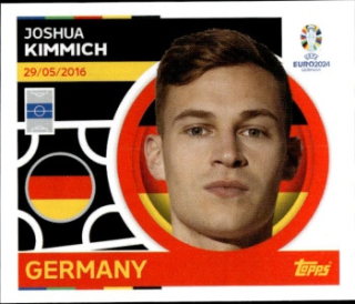 Joshua Kimmich Germany samolepka Topps EURO 2024 #GER10