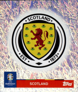 Emblem Scotland samolepka Topps EURO 2024 #SCO1