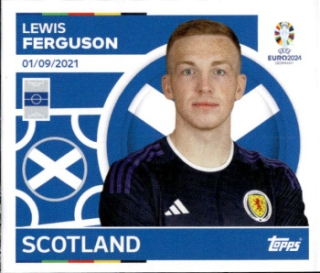 Lewis Ferguson Scotland samolepka Topps EURO 2024 #SCO17