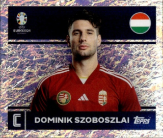 Dominik Szoboszlai Hungary samolepka Topps EURO 2024 #HUN2