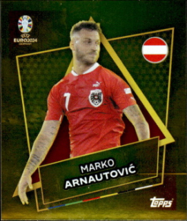 Marko Arnautovic Austria samolepka Topps EURO 2024 #AUT-SP
