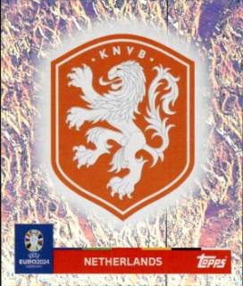 Emblem Netherlands samolepka Topps EURO 2024 #NED1