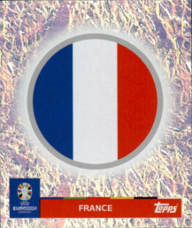 Emblem France samolepka Topps EURO 2024 #FRA1