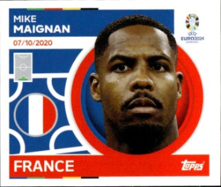Mike Maignan France samolepka Topps EURO 2024 #FRA4