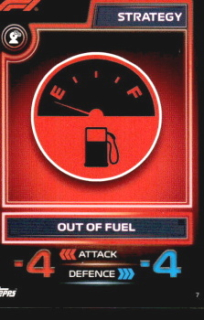 Out of Fuel Topps F1 Turbo Attax 2023 Strategy Cards #7