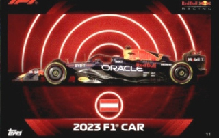 2023 F1 Car Red Bull Topps F1 Turbo Attax 2023 #11