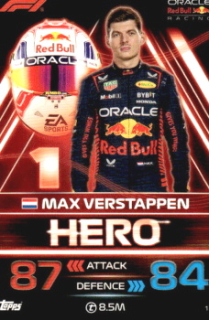 Max Verstappen Red Bull Topps F1 Turbo Attax 2023 #14