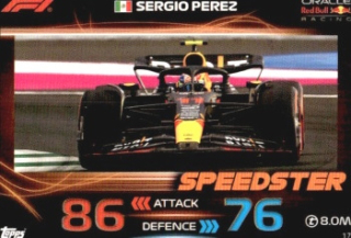 Sergio Perez Red Bull Topps F1 Turbo Attax 2023 #17