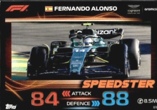 Fernando Alonso Aston Martin Topps F1 Turbo Attax 2023 #69