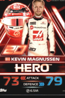 Kevin Magnussen Haas Topps F1 Turbo Attax 2023 #77