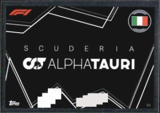 Scuderia AlphaTauri Team Logo Scuderia Alpha Tauri Topps F1 Turbo Attax 2023 #82