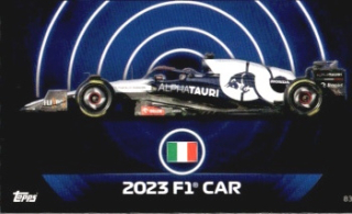 2023 F1 Car Scuderia Alpha Tauri Topps F1 Turbo Attax 2023 #83