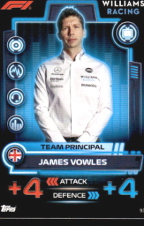 James Vowles Williams Topps F1 Turbo Attax 2023 #93