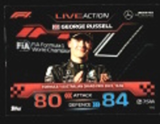 George Russell Mercedes-AMG Topps F1 Turbo Attax 2023 F1 Live Action 2022 #116