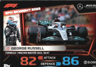 George Russell Mercedes-AMG Topps F1 Turbo Attax 2023 F1 Epic Moments #162