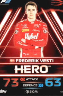 Frederik Vesti PREMA Racing Topps F1 Turbo Attax 2023 F2 Heroes 2023 #199