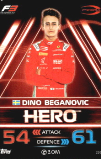 Dino Beganovic PREMA Racing Topps F1 Turbo Attax 2023 F3 Heroes 2023 #238