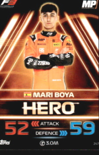 Mari Boya MP Motorsport Topps F1 Turbo Attax 2023 F3 Heroes 2023 #247
