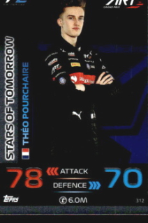 Theo Pourchaire ART Grand Prix Topps F1 Turbo Attax 2023 Stars of Tomorrow #312