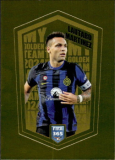 Lautaro Martinez Internazionale Milano samolepka Panini FIFA 365 2024 My Golden Team #LAU