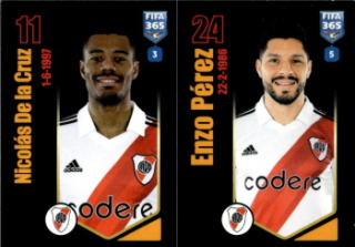 Nicolas De La Cruz / Enzo Perez River Plate samolepka Panini FIFA 365 2024 #15