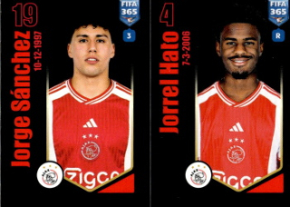 Jorge Sanchez / Jorrel Hato AFC Ajax samolepka Panini FIFA 365 2024 #120