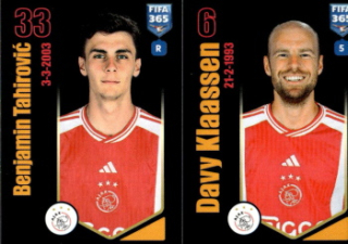 Benjamin Tahirovic / Davy Klaassen AFC Ajax samolepka Panini FIFA 365 2024 #127