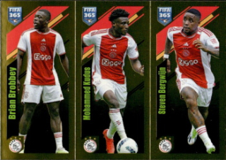 Brian Brobbey / Mohammed Kudus / Steven Bergwijn AFC Ajax samolepka Panini FIFA 365 2024 #129