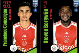 Francisco Conceicao / Steven Bergwijn AFC Ajax samolepka Panini FIFA 365 2024 #131