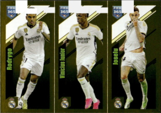 Rodrygo / Vinicius Junior / Joselu Real Madrid samolepka Panini FIFA 365 2024 #177