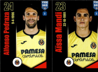 Alfonso Pedraza / Aissa Mandi Villarreal CF samolepka Panini FIFA 365 2024 #185