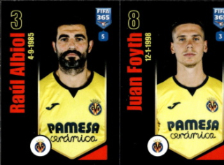 Raul Albiol / Juan Foyth Villarreal CF samolepka Panini FIFA 365 2024 #186