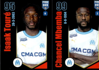 Isaak Toure / Chancel Mbemba Olympique de Marseille samolepka Panini FIFA 365 2024 #202